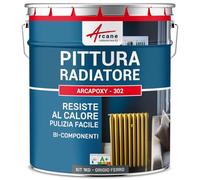 ARCANE INDUSTRIES Vernice per radiatori/Riscaldamento: ARCAPOXY - 302-1 kg (Fino a 5 m² in 2 Strati) Grigio Ferro - RAL 7011