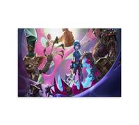 Arcane League of Legends Game Characters Collective Fan Art - Poster decorativo da parete, per soggiorno, camera da letto, decorazione moderna per camera da letto, 20 x 30 cm