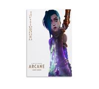 Arcane League of Legends Game Characters - Poster decorativo da parete, per soggiorno, camera da letto, decorazione da parete, decorazione moderna per camera familiare, 6 cm