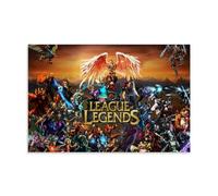 Arcane League of Legends Game Collective Fan Art, poster decorativo da parete, per soggiorno, camera da letto, decorazione moderna per camera da letto, 30 x 45 cm