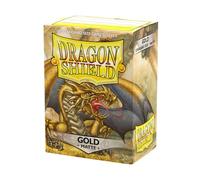 Arcane Tinman ART11006 Sleeves: Dragon Shield Matte Gold Standard, Plastica, 100pk-Gold, One Size
