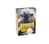Arcane Tinman Dragon Shield - Matte Japanese Size Sleeves in Plastica 60pk - Slate AT-11127