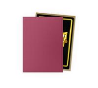 100 Bustine Sleeve Dragon Shiel Matte - Red / Gold 25th Anniversary mtg Magic