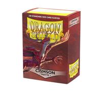 Dragon Shield Matte, Crimson 200 Titolare della Carta, Maniche (2 Packs, 2x100)