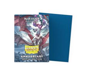 Arcane Tinmen ART15064 Dragon Shield: Matte-Blue/Silver Special Edition, Blau/Si