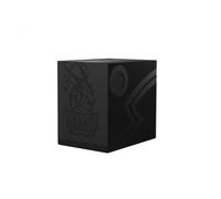 Arcane Tinmen Dragon Shield Card Deck Box - Doppio Shell: Shadow Nero/Nero - Robusto TCG, OCG Card Storage - Compatibile con Pokemon Yugioh Commander e MTG Magic: The Gathering Cards (AT-30624)