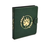 Arcane Tinmen Dragon Shield: Codice incantesimo per giochi di ruolo: verde foresta - compatibile con carte incantesimi DND ufficiali - Pennarello cancellabile a secco e tracker slot incantesimo