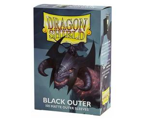 Arcane Tinmen Dragon Shield Matte Black Outer Sleeves (100) AT-13003