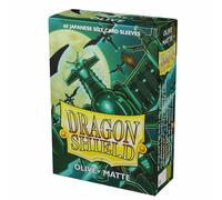 Arcane Tinmen Dragon Shield Matte Olive Maniche giapponesi Scatola da 60 pezzi