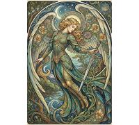 Arcangelo Art Nouveau Mucha Puzzle 1000 Pezzi,Sfida Impossibile,Gioco Educativo,dai 14 Anni,Adulti E Ragazzi,Decorazione Casa,Idea Regalo,Cartone Di Qualità,Antistress 70x50cm
