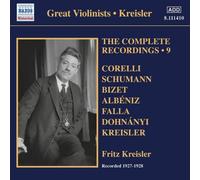 Arcangelo Corel Fritz Kreisler: The Complete Recordings: Recorded 1927 - 19 (CD)