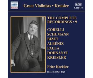 Arcangelo Corel Fritz Kreisler: The Complete Recordings: Recorded 1927 - 19 (CD)