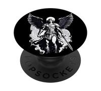 Arcangelo cristiano San Michele PopSockets PopGrip Adesivo