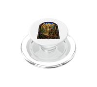 Arcangelo espelle Adamo ed Eva Eden Cattedrale Mosaic Art PopSockets PopGrip per MagSafe