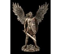 Arcangelo Michael Figura Con Scudo E Spada - Veronese Angelo Decorazione Fantasy
