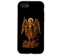 Arcangelo Michael sconfigge il diavolo - St. Michael Custodia per iPhone SE (2020) / 7/8