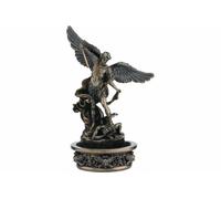 Arcangelo Michele (statua in bronzo fuso a freddo e resina 21 cm / 8,2 pollic...