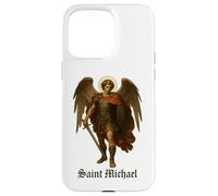 Arcangelo Saint Michael Prayer - Catholic Christian Custodia per iPhone 15 Pro Max