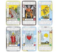 ARCANIA - Tarocchi per Principianti in Italiano, con Definizioni Semplici, Parole Chiave, Zodiaco, Chakra, Numerologia, Sì o No e Simbologia di Sfondi