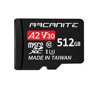 ARCANITE 512 GB microSDXC Memory Card with Adapter - A2, UHS-I U3, V30, 4K, C10, Micro SD - AKV30A2512