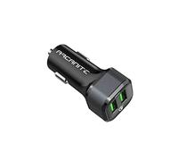 ARCANITE, Caricabatterie per auto 6A 36W Doppio Porte USB Quick Charge 3.0 per dispositivi Apple e Android