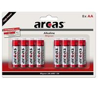Arcas 11700406 LR6 AA 1.5 V batteria - multicolore (confezione da 4) -p (confezione da 8) NA Multicolour
