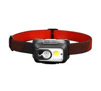 Arcas 30710015 - Lampada a LED da 9 W, fascia regolabile e sensore ricaricabile tramite porta USB, lampada frontale con 6 funzioni di illuminazione, ideale per lavorare, escursioni e jogging