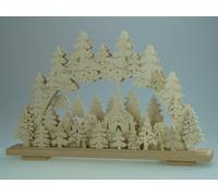 Arcata con Sua Chiesa Natura Larghezza x Latezza 50x31 CM Nuovo Arco di Luci