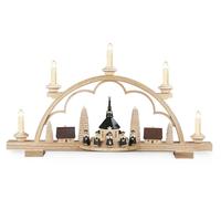 Arcata Coro Piccolo Paese Compl. El. Illuminato, Natura LED (120V) 57x12x32cm