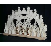 Arcata El. Illuminato Con Figure Coro IN Natura B x H=70x43cm Nuovo