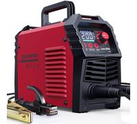 ARCCAPTAIN Saldatrice Elettrodo da 200A con Ampio Display a LED, 230V Saldatrice Inverter TIG ARC/Lift con Controllo Sinergico e Inverter IGBT con Hot Start, Arc Force