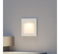 Arcchio Applique a LED da incasso Zamo, a lamelle, bianco, metallo, IP65 Arcchio