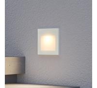 Arcchio Applique a LED da incasso Zamo, bianco, 11 cm, metallo, IP65 Arcchio
