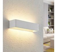 Arcchio Applique a LED Karam, 37 cm, bianco, metallo, up/down Arcchio