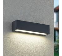 Arcchio, applique a LED Lengo, 25 cm, 1 lampada, antracite, CCT Arcchio