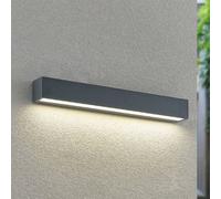 Arcchio, applique a LED Lengo, 50 cm, 1 lampada, antracite, CCT Arcchio