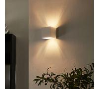 Arcchio Applique a LED Zuzana, angolare, bianco, larghezza 10 cm Arcchio