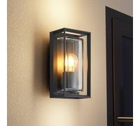 Arcchio applique da esterno Ismera, 25 cm, antracite, sensore Arcchio