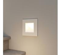 Arcchio applique da incasso Zamo, G9, bianco, 12cm, metallo, IP65 Arcchio