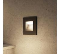 Arcchio applique da incasso Zamo, G9, nero, 12 cm, IP65 Arcchio