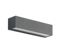 Arcchio Applique LED da esterni (Moderno) colore Nero, in Alluminio lampadina inclusa applique lampada outdoor per facciata/parete terrazzo e