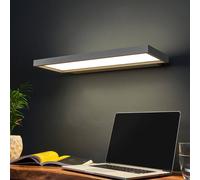 Arcchio Applique LED da uffici Rick, grigio, bianco neutro Arcchio