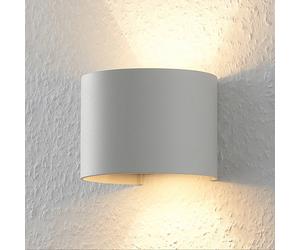 Arcchio applique Zuzana, rotonda, bianca, G9, 13 cm di larghezza Arcchio