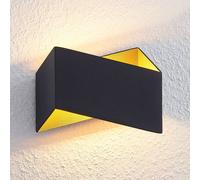 Arcchio Assona applique, nero-oro Arcchio