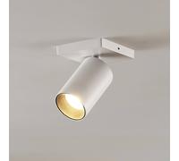 Arcchio faretto Brinja, bianco, angolare, Ø 6 cm, 1 lampadina, GU10 Arcchio