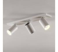 Faretto Arcchio Brinja, bianco, angolare, Ø 6 cm, a 3 luci, GU10 Arcchio