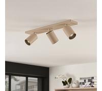 Faretto da soffitto Arcchio Brinja, marrone, angolare, a 3 luci, GU10 Arcchio
