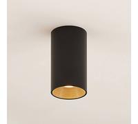 Arcchio Faretto Brinja, nero, metallo, Ø 6 cm, rotondo, GU10 Arcchio