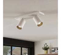 Arcchio faretto Brinja, set di 2, bianco, angolare, a 2 luci, GU10 Arcchio