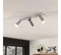 Arcchio faretto Brinja, set di 2, bianco, angolare, a 3 luci, GU10 Arcchio
